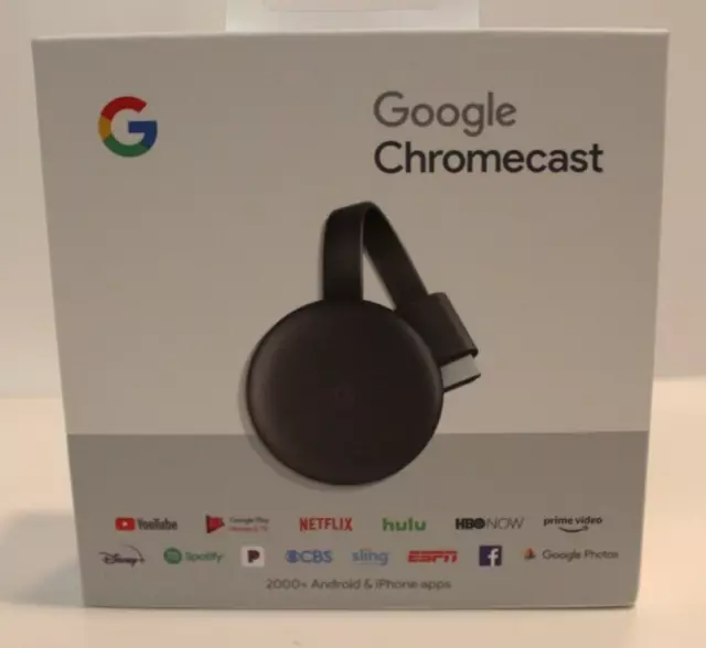 Google Chromecast Streaming Device 3rd Generation Brand New