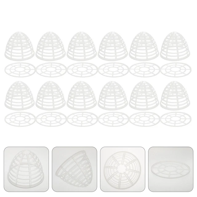 12 Set Valigie Abiti Bambola Forme Decorazione Miniatura Trasparenti