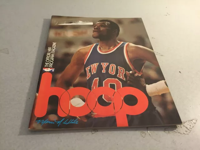 Nov 21 1979 Hoop Indiana Pacers vs NY Knicks NBA Game Program