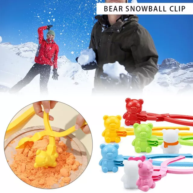 2x ours en forme de neige sable moule boule de neige fabricant