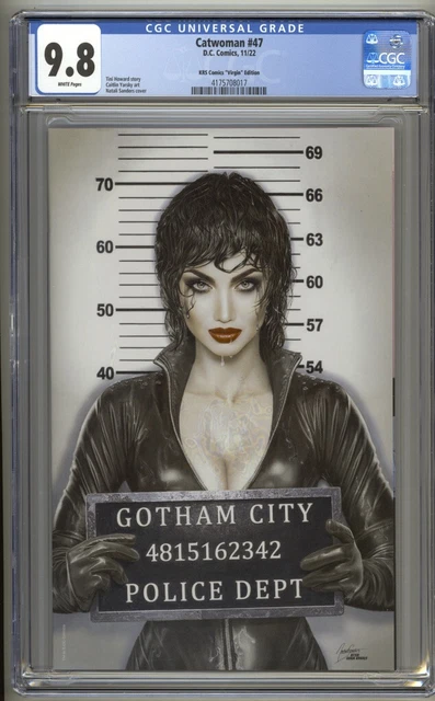 Catwoman #47 CGC 9.8 (2022) KRS Comics Natali Sanders Virgin Variant Highest