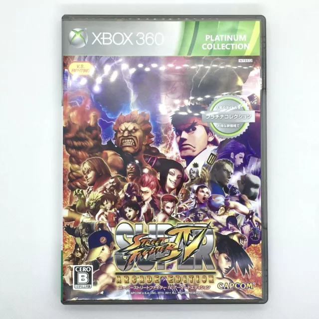 Super Street Fighter IV Arcade Edition Xbox 360 Capcom JES1-00148 Japan  Used