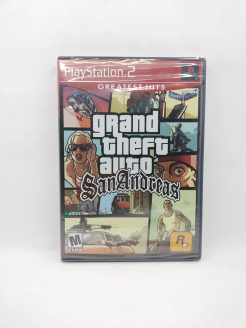 Grand Theft Auto San Andreas PS2 Sealed 95 Mint Trilogy Version Playstation