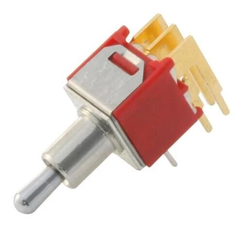Lot De 10 Boutons Poussoirs Interrupteurs DPDT 6 Broches, Autobloquants - Marque Uxcell - Neuf