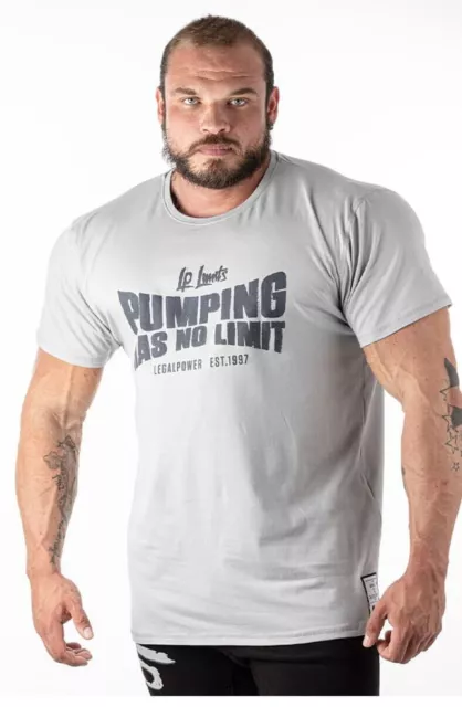 NEU Legal Power T-Shirt Big Tee Pumping Heavy Jersey Baumwolle 220g/m² 3 Farben