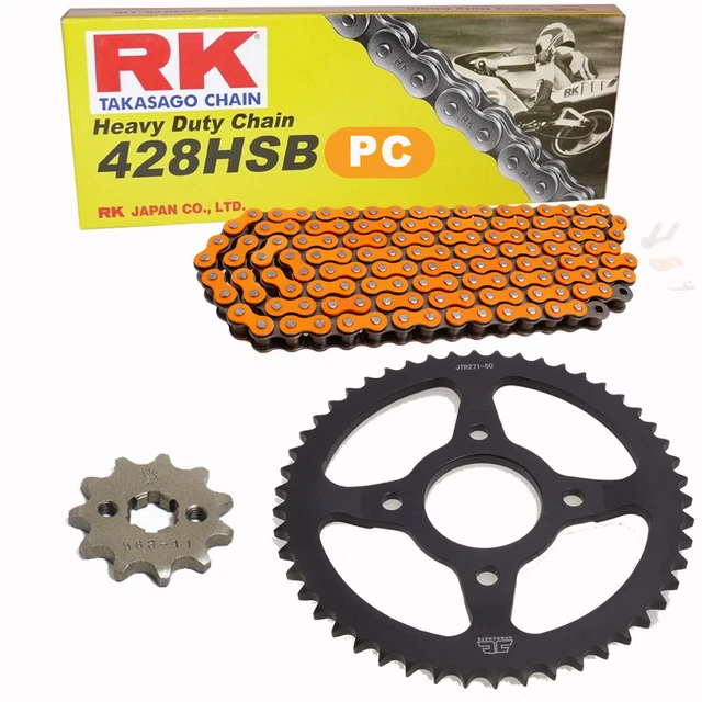 Kit Chaîne DID 428 D Pour Mash Seventy Five 125 (Euro 3) 2015-2016 - 14/42 Dents, 118 Maillons