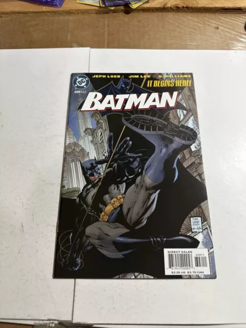 Batman 608, Jim Lee Cover, 1st Part of Hush Storyline Graded Raw 9.0+