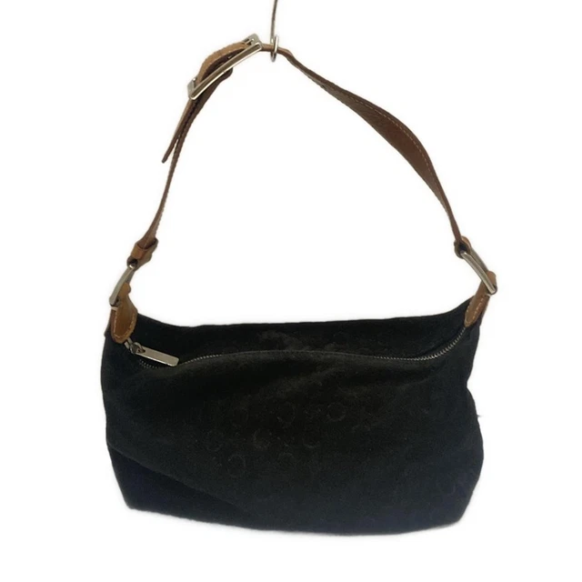CELINE MACADAM SUEDE One Shoulder Bag $552.26 - PicClick CA