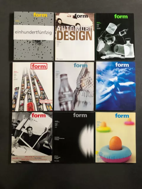 9 x form - Zeitschrift für Gestaltung, Ausgabe 150-159 (1995-97)