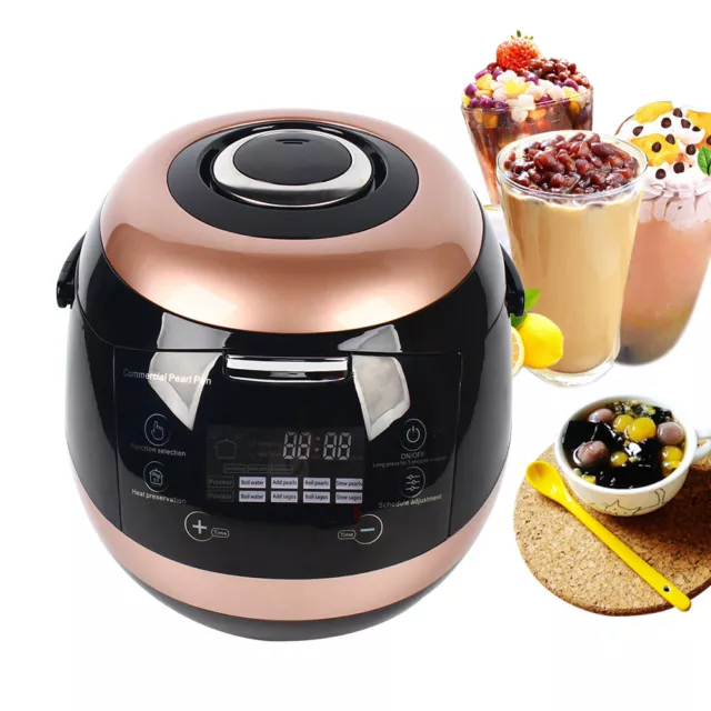 Pearl Pot Black Tapioca Cooker Pearl Maker for Boba Tea & Bubble Tea & Milk Tea