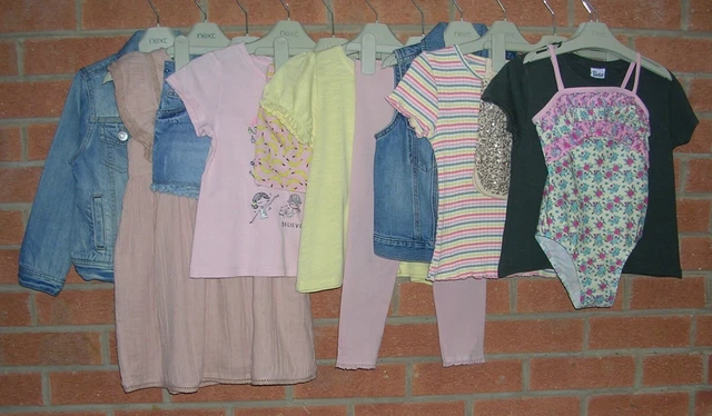 NEXT GAP TU etc Girls Summer Bundle Tops Shorts Dress Age 4-5 110cm Some NEW