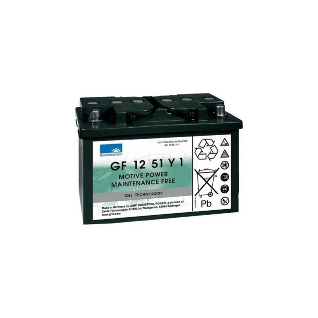 Batterie Gel Sonnenschein GF12051 Y1 12v 56ah