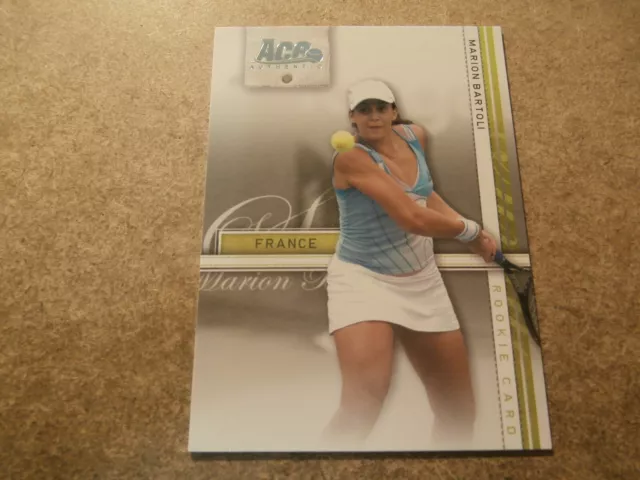 Marion Bartoli, 2007 Ace Authentic Tennis Rookie Card, Mint Condition (Jt29)