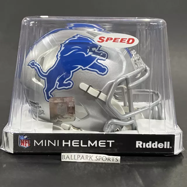 Detroit Lions Speed Mini Helmet Riddell NFL Licensed Brand New!