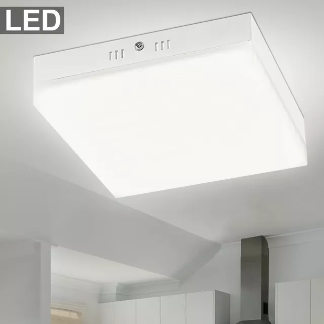 Luxus LED Lampe De Plafond Sommeil Clients Chambre Éclairage Cuisines Alu Blanc