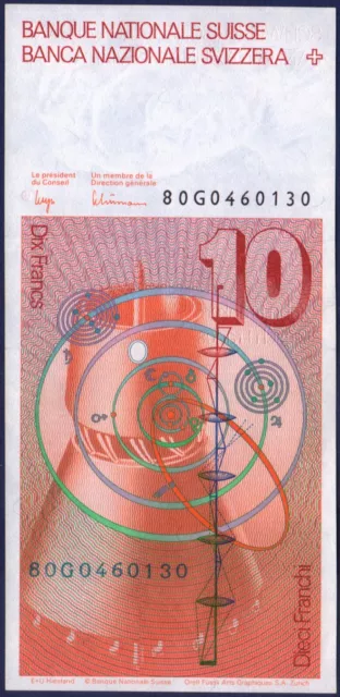 SWITZERLAND - P53b - 10 Francs - 1980