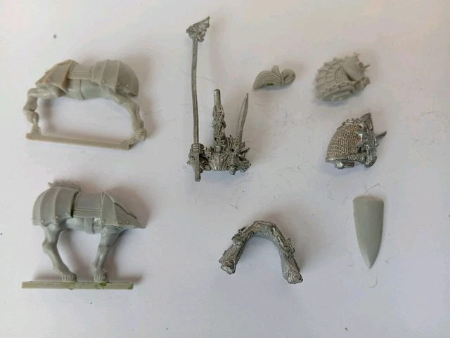 Figurine Metal High Elf Dragon Prince Commander - Warhammer - Partiellement Peinte