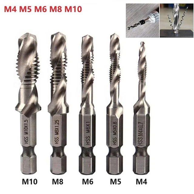 Trapano battitura utensili manuali esagonale Shank M4-M10 rubinetto composito