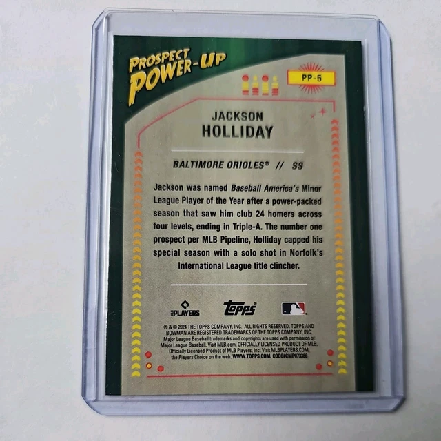 2025 BOWMAN Mega Box PowerUp Cromato Prospect PP5 Jackson Holliday