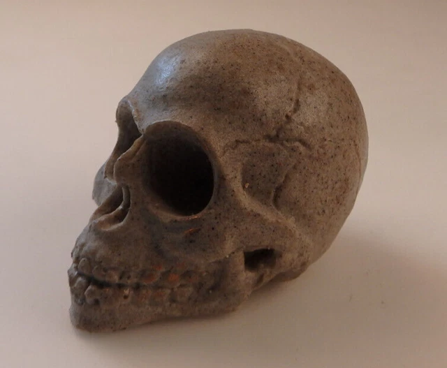Memento Mori - kleiner schwerer Totenkopf - aus Apotheker-Nachlass (90742) 3