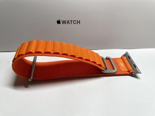 Genuine Apple Watch Ultra Strap ORANGE ALPINE LOOP 49/45/44mm small