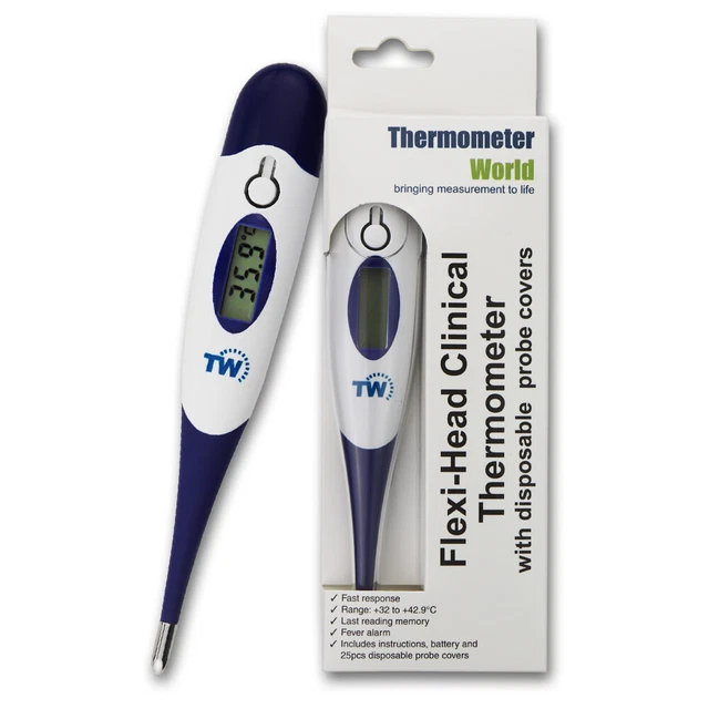 FLEXI DIGITAL CLINICAL Oral Thermometer Baby Children Elderly
