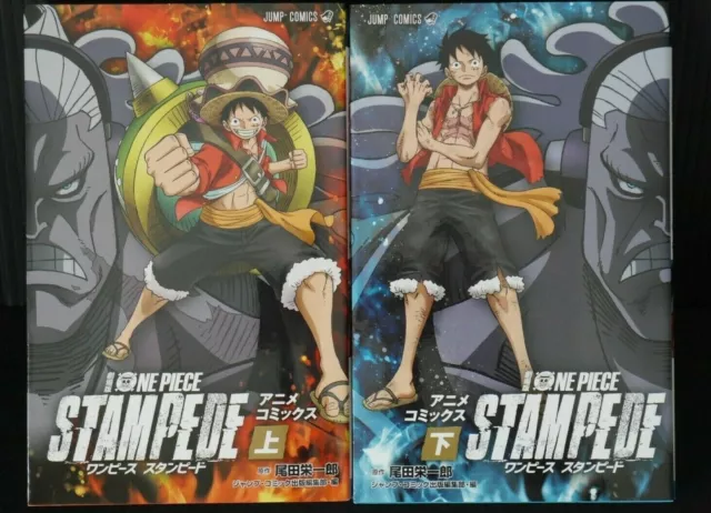 JAPON Eiichiro Oda : One Piece : Stampede Anime Comics vol.1+2 Ensemble complet