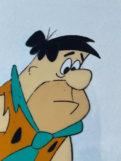Genuine Hanna-Barbera Fred Flintstone Animation Cel from the 1960's - Super Rare