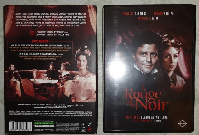 LE ROUGE ET Le Noir Coffret 2 Dvd (Danielle Darrieux Gerard Philipe