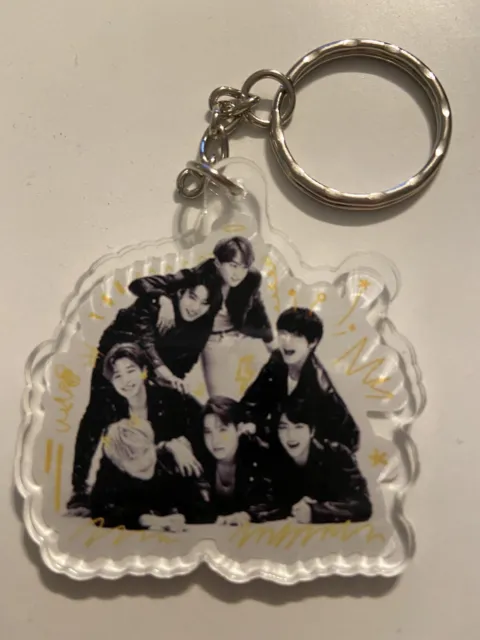 New Bangtan Boys BTS Acrylic keychain keyring  Key Chain Ring + Free Sticker OT7