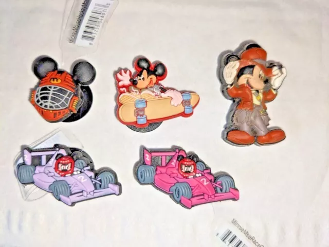 Mickey Mouse Driving Race Car Authentic Jibbitz Shoe Charm 
