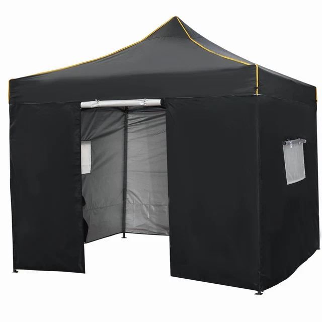Pavillon 3x3m Partyzelt Faltbar Gartenzelt Wasserdicht UV-Schutz + 4 Seitenteil