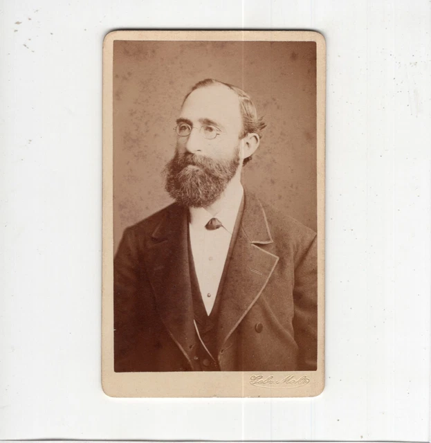 Gebrüder Mohr CDV Foto Herrenportrait - 1870er