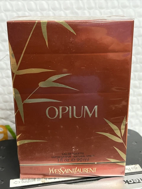 Yves Saint Laurent Opium Eau De Toilette EDT Spray 3 oz 90 ml NEW SEALED BOX VTG