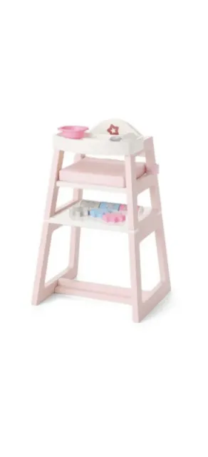 American Girl BITTY BABY Convertible High Chair & Play Table for 15" Dolls NEW
