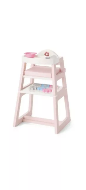 American Girl BITTY BABY Convertible High Chair & Play Table for 15" Dolls NEW American Girl BITTY BABY Convertible High Chair & Play Table for 15" Dolls NEW