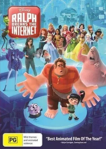 Ralph Breaks The Internet DVD (Region 4, 2018) Free Post
