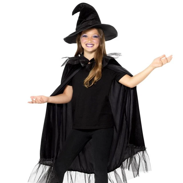 Mantello Da Strega Bambina Costume Da Strega Halloween Per Bambini - Foto 7