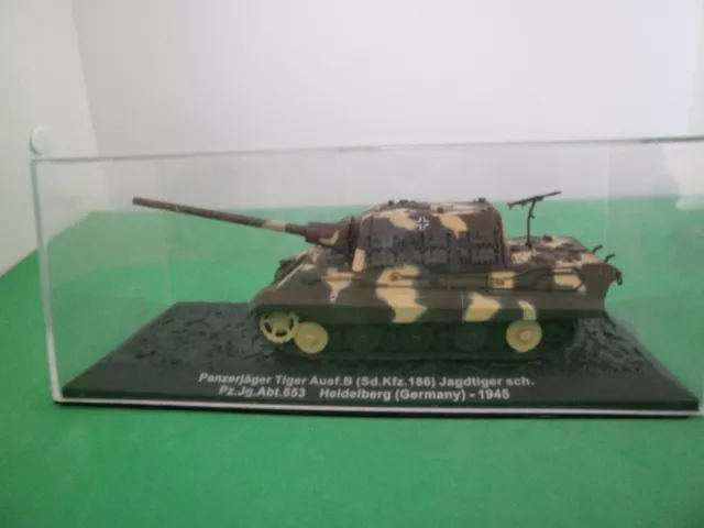 1/72-Tank-German-WW2 Panzerjager Tiger,  Germany 1945, Diecast by DeAGOSTINI