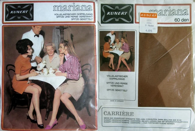 1 x NYLON - KUNERT - MARIANA - INCA - 60 DEN - 60/70 - TG. 9