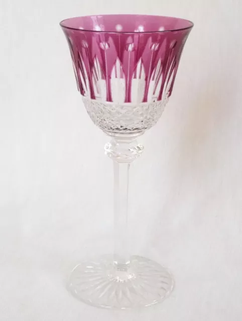 Verre à vin du Rhin Roemer cristal de St Louis, modèle Tommy améthyste 19,8cm