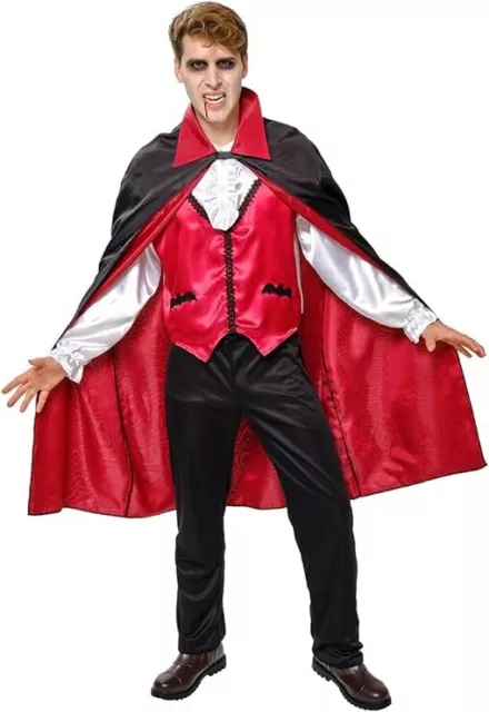 Rubie's Costume Conte Dracula Uomo Adulto Vestito Halloween Carnevale tg Unica