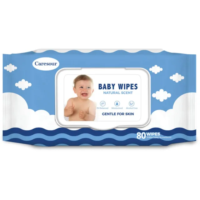 CareSour Baby Wipe Soft Pack 80 Wipes 1000020480