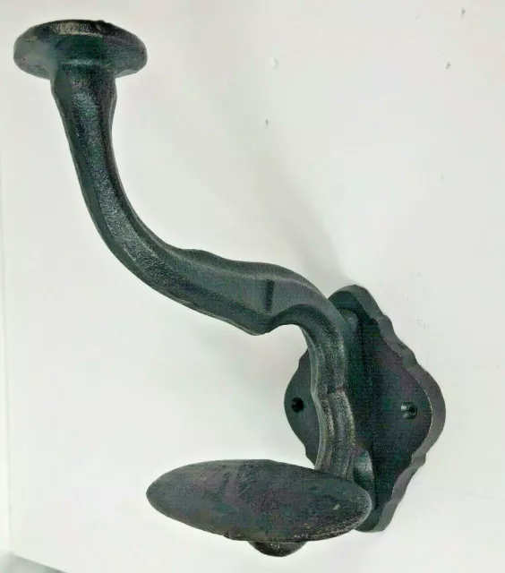 Vintage Style Cast Iron Wall Mounted Coat Hooks Hat Hook Hall Tree Black Heavy 4