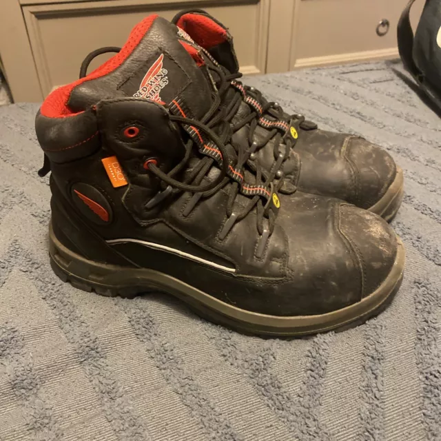 STEEL TOED BOOTS FROM Jewsons. Size 8. 4.99 PicClick UK
