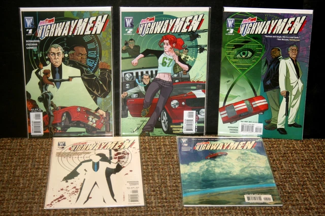 Wildstorm Comics Highwaymen 1 thru 5 VVF/NM