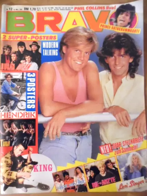 BRAVO 12 - 1985 Modern Talking PRINCE Martz King Billy Idol Kajas Madonna Ärzte