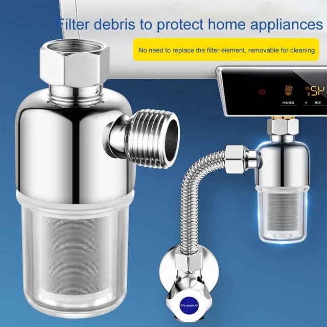 Filtro rubinetto universale acciaio inox non preoccuparti più del cloro nell'acqua