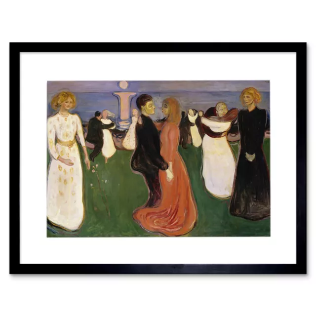 Edvard Munch The Dance Of Life Painting Framed Art Print 12x16 Inch