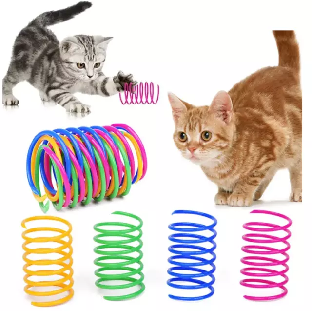 Cat Toys Kitten Spring Toy Bouncy Interactive Hunting Teasing Playing Cat Toy